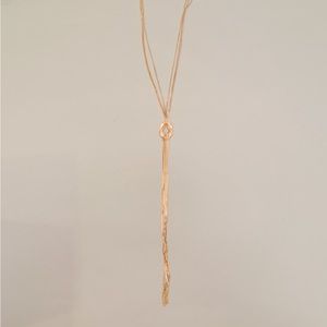 Maurice’s Womens Gold Loop Knot Long Necklace